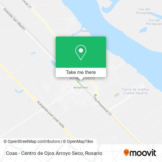 Coas - Centro de Ojos Arroyo Seco map