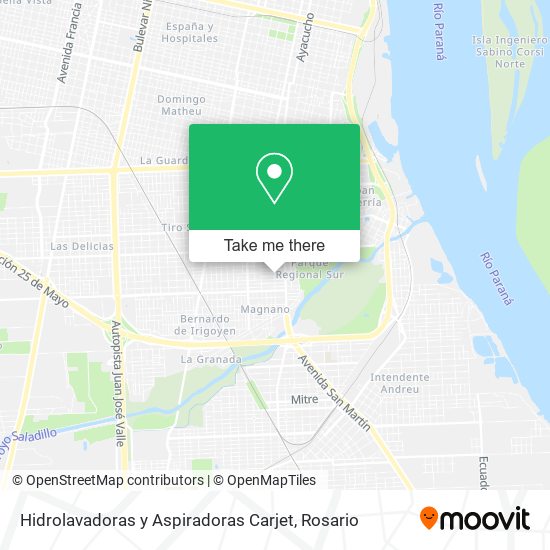 Hidrolavadoras y Aspiradoras Carjet map