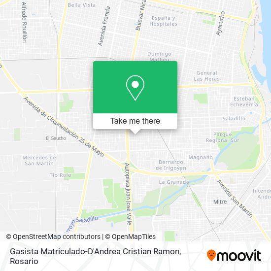 Gasista Matriculado-D'Andrea Cristian Ramon map