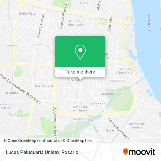Lucas Peluquería Unisex map