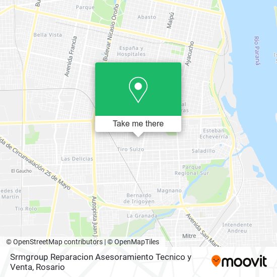 Mapa de Srmgroup Reparacion Asesoramiento Tecnico y Venta