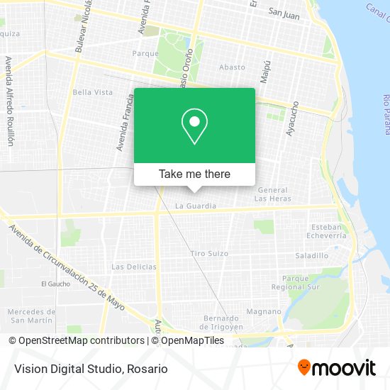 Vision Digital Studio map