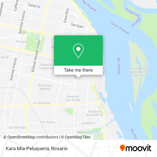Kara Mia-Peluquería map