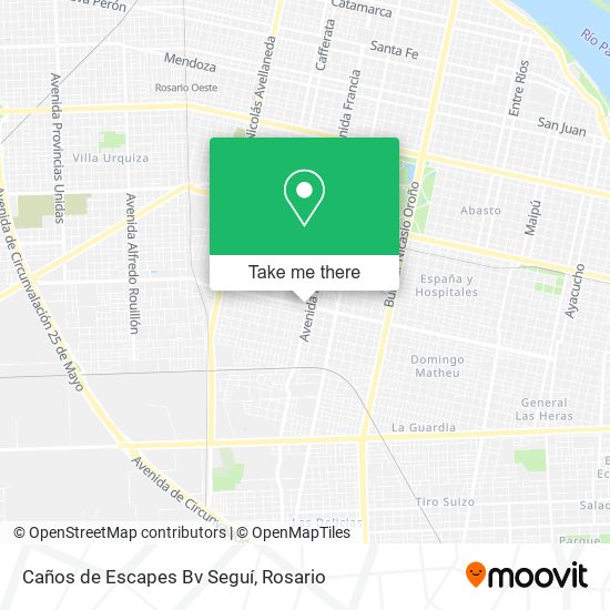 Caños de Escapes Bv Seguí map