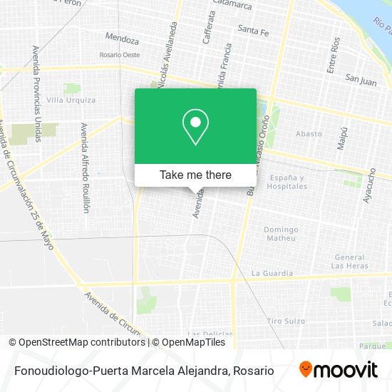 Fonoudiologo-Puerta Marcela Alejandra map