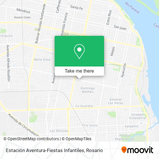 Estación Aventura-Fiestas Infantiles map