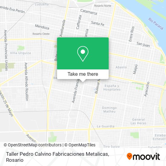 Taller Pedro Calvino Fabricaciones Metalicas map