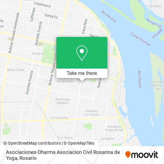 Asociaciones-Dharma Asociacion Civil Rosarina de Yoga map
