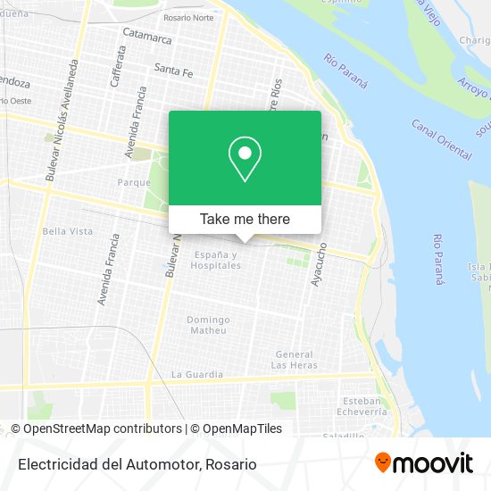 Electricidad del Automotor map