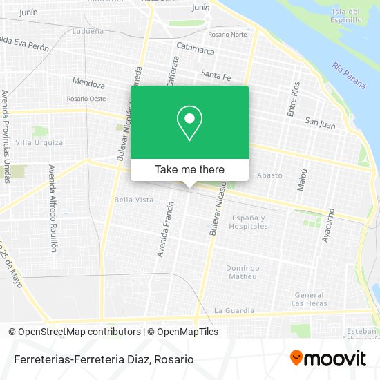 Mapa de Ferreterias-Ferreteria Diaz
