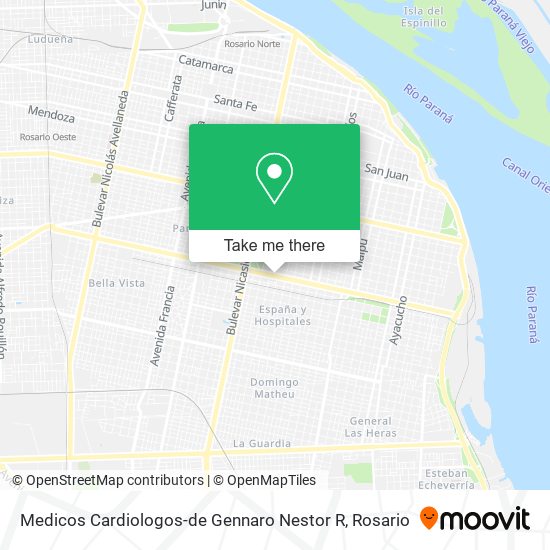 Medicos Cardiologos-de Gennaro Nestor R map