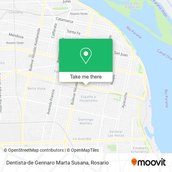 Dentista-de Gennaro Marta Susana map