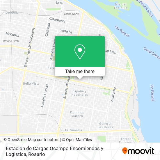 Estacion de Cargas Ocampo Encomiendas y Logistica map