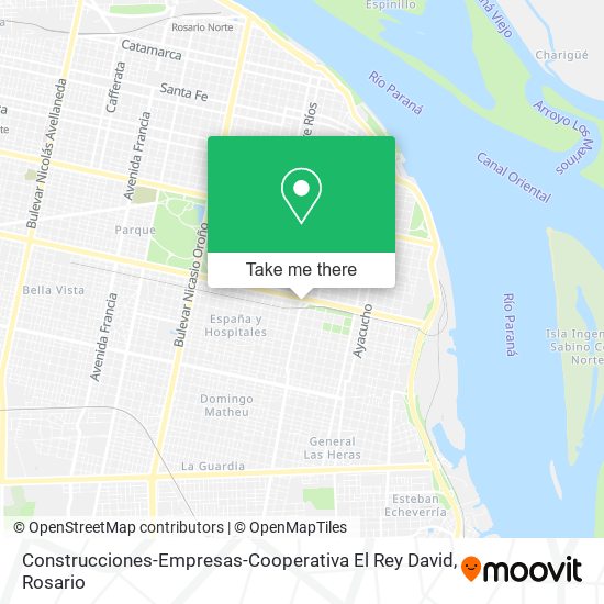 Construcciones-Empresas-Cooperativa El Rey David map