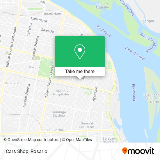 Mapa de Cars Shop