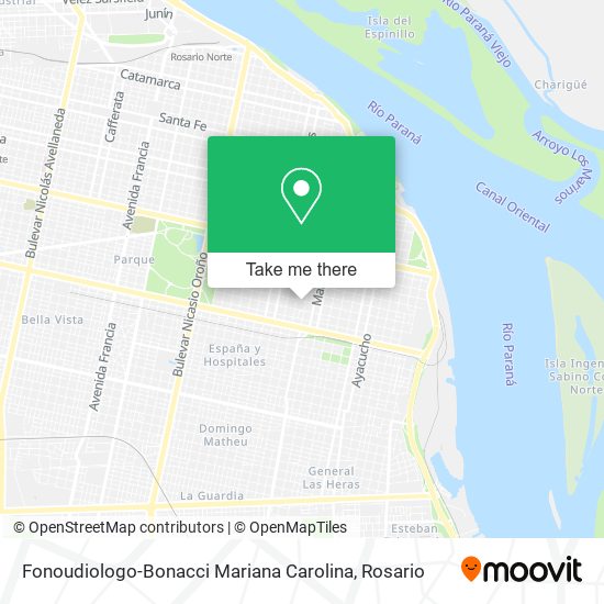 Fonoudiologo-Bonacci Mariana Carolina map