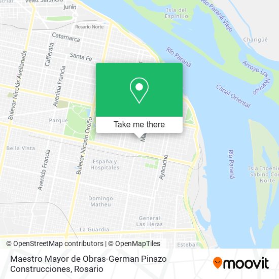 Maestro Mayor de Obras-German Pinazo Construcciones map