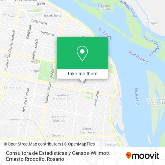 Consultora de Estadisticas y Censos-Willmott Ernesto Rrodolfo map