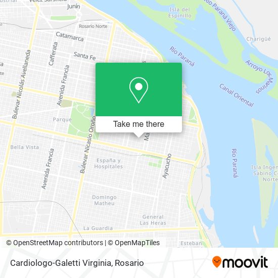 Cardiologo-Galetti Virginia map