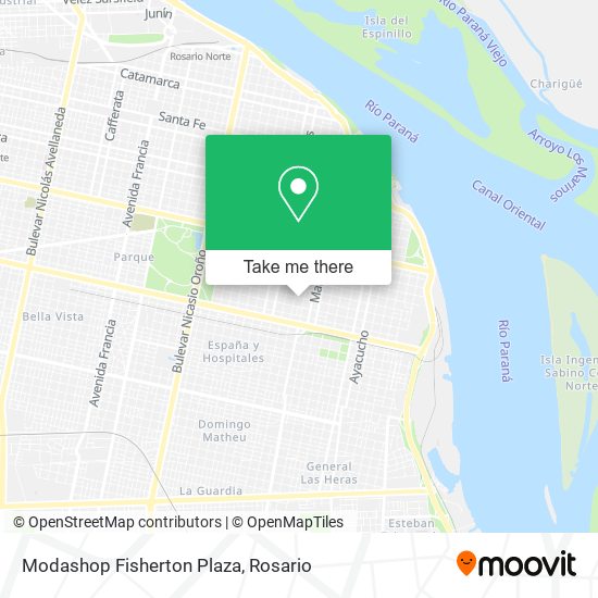 Modashop Fisherton Plaza map