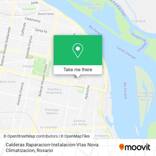 Calderas Raparacion-Instalacion-Vtas Nova Climatizacion map