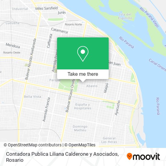 Contadora Publica Liliana Calderone y Asociados map