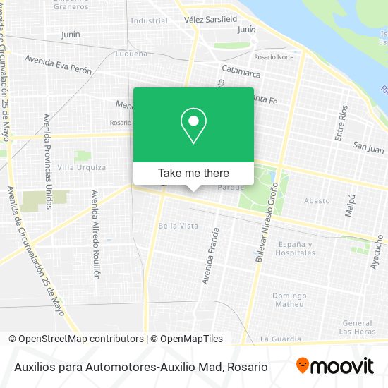 Auxilios para Automotores-Auxilio Mad map