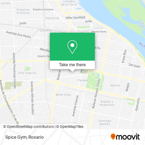 Spice Gym map