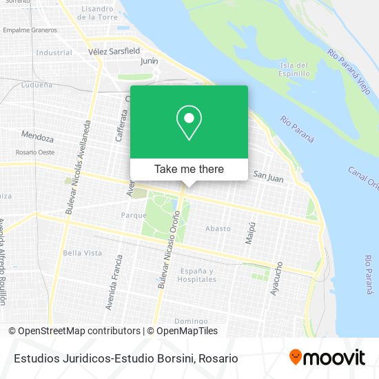 Estudios Juridicos-Estudio Borsini map