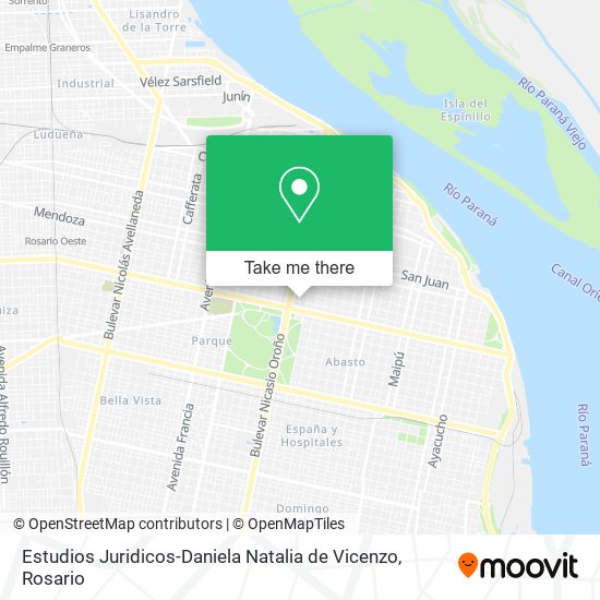 Estudios Juridicos-Daniela Natalia de Vicenzo map