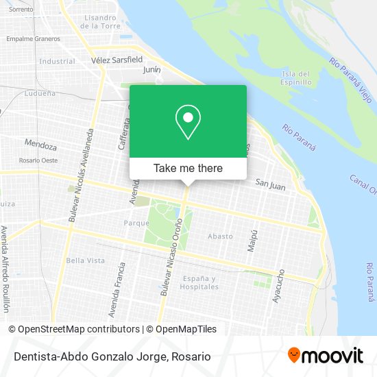 Mapa de Dentista-Abdo Gonzalo Jorge