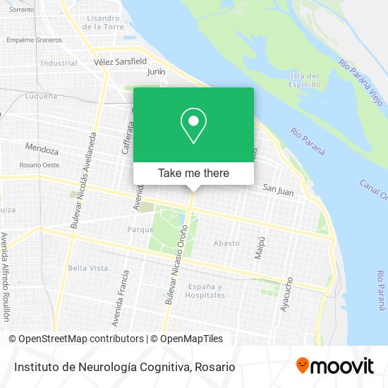 Instituto de Neurología Cognitiva map