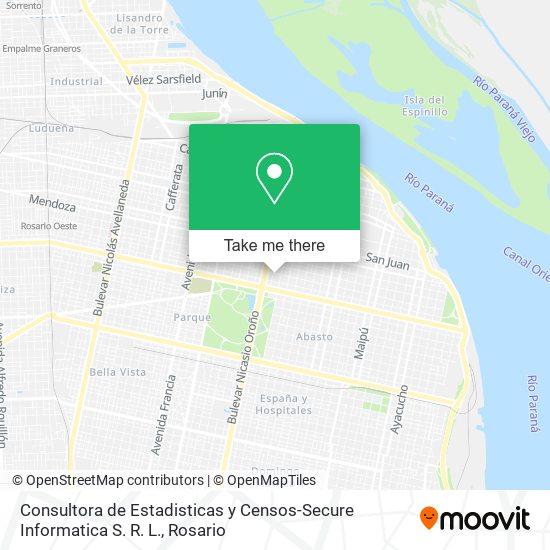 Consultora de Estadisticas y Censos-Secure Informatica S. R. L. map