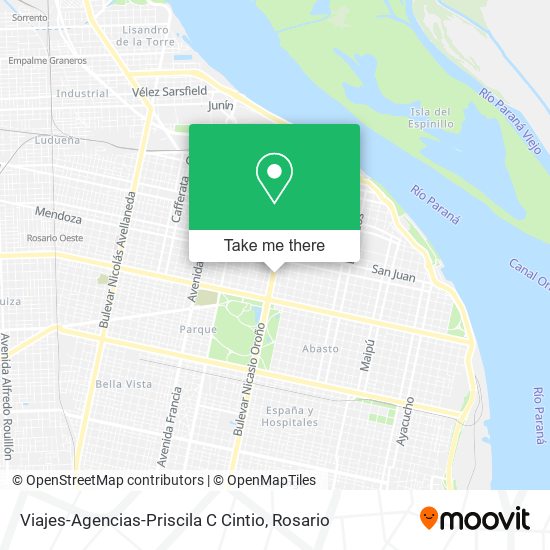 Mapa de Viajes-Agencias-Priscila C Cintio