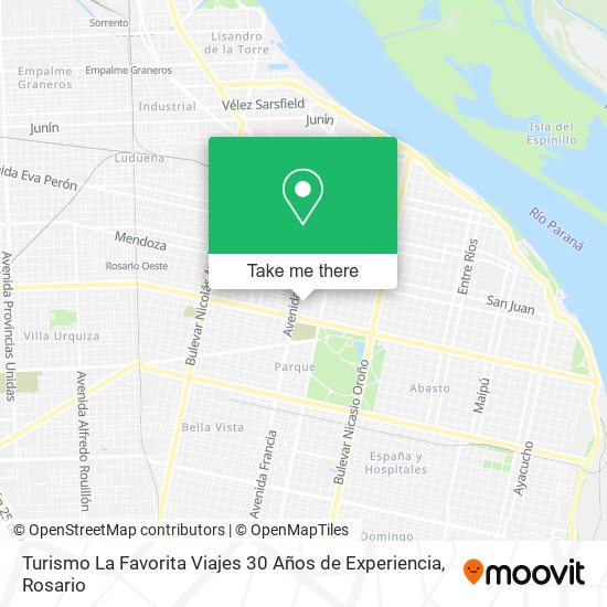 Mapa de Turismo La Favorita Viajes 30 Años de Experiencia