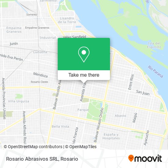 Rosario Abrasivos SRL map