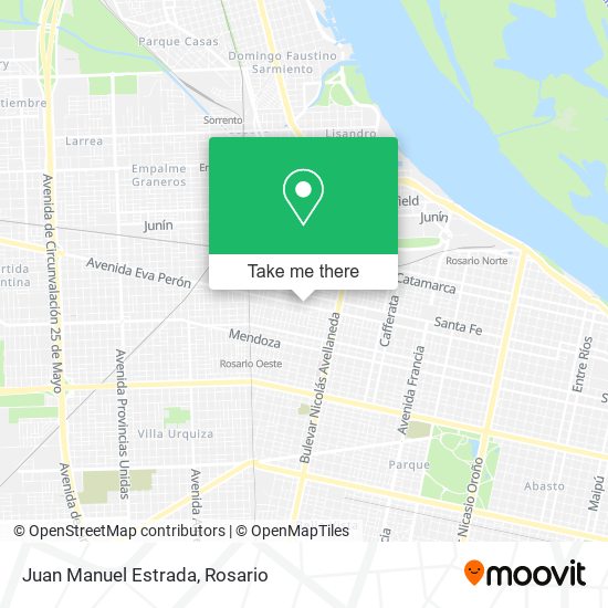 Mapa de Juan Manuel Estrada