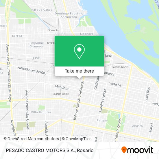 PESADO CASTRO MOTORS S.A. map