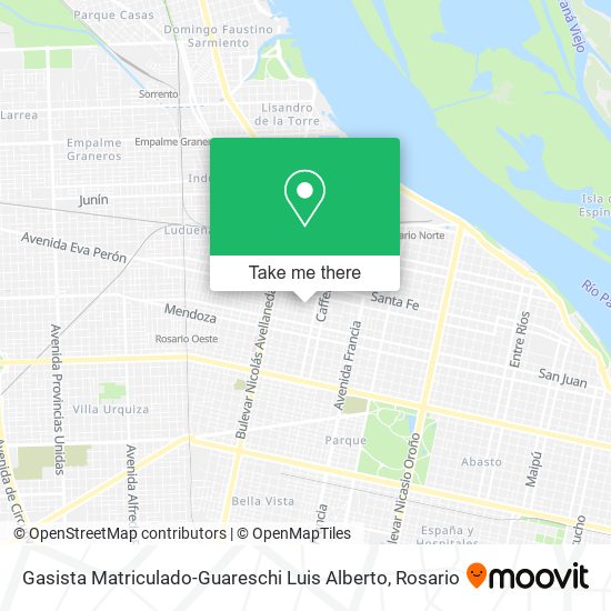 Gasista Matriculado-Guareschi Luis Alberto map