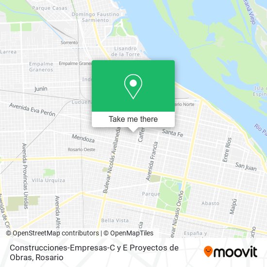 Construcciones-Empresas-C y E Proyectos de Obras map