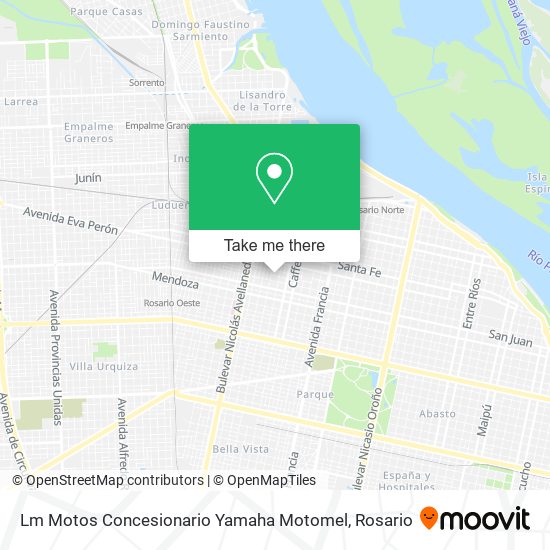 Lm Motos Concesionario Yamaha Motomel map