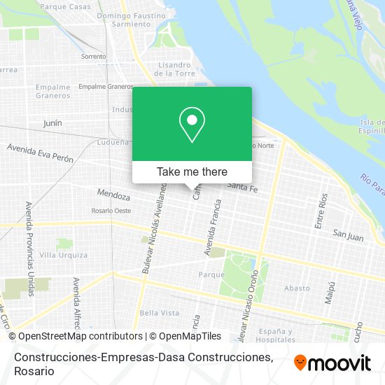 Construcciones-Empresas-Dasa Construcciones map