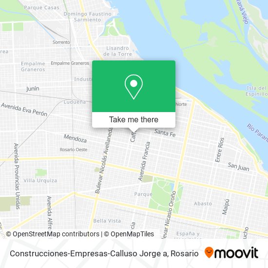 Construcciones-Empresas-Calluso Jorge a map