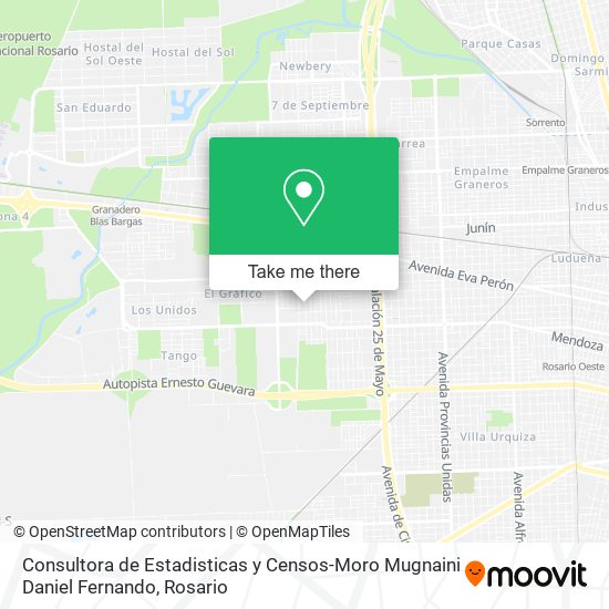 Consultora de Estadisticas y Censos-Moro Mugnaini Daniel Fernando map