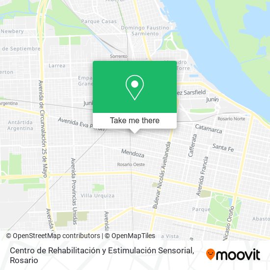 Centro de Rehabilitación y Estimulación Sensorial map