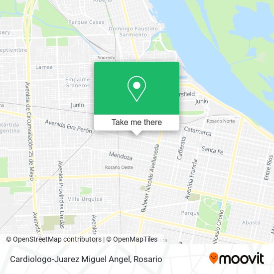 Cardiologo-Juarez Miguel Angel map