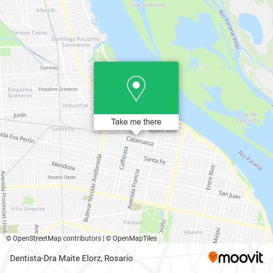 Dentista-Dra Maite Elorz map