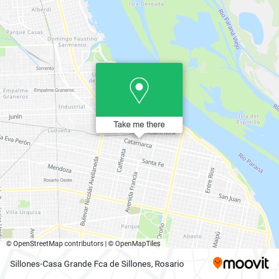 Mapa de Sillones-Casa Grande Fca de Sillones