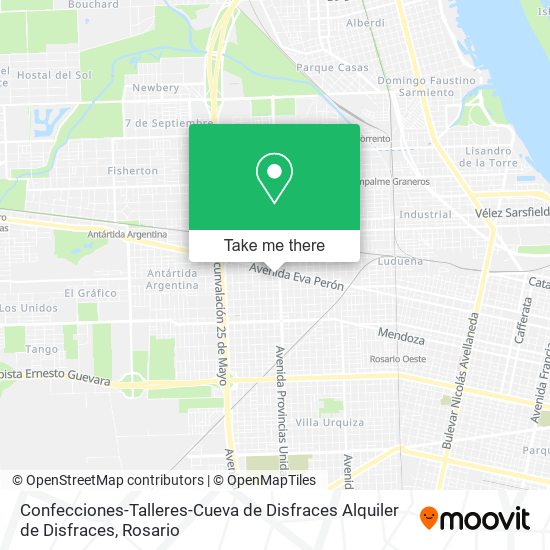 Confecciones-Talleres-Cueva de Disfraces Alquiler de Disfraces map