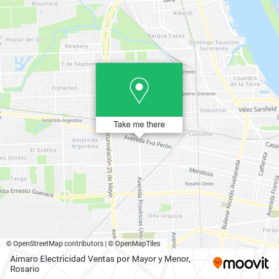 Aimaro Electricidad Ventas por Mayor y Menor map